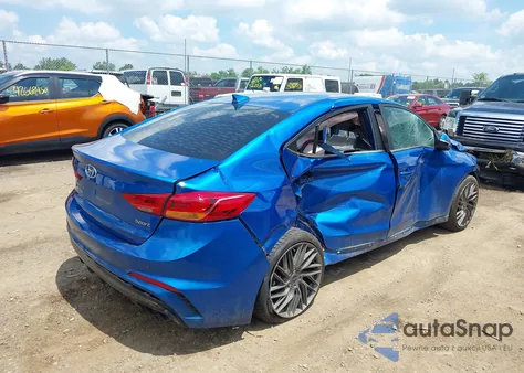 2017 Hyundai Elantra Sport z USA, uszkodzony, nr VIN KMHD04LB5HU333350